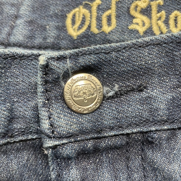 Old Skool Boy’s Denim Jean Shorts Size 6 - Picture 5 of 5